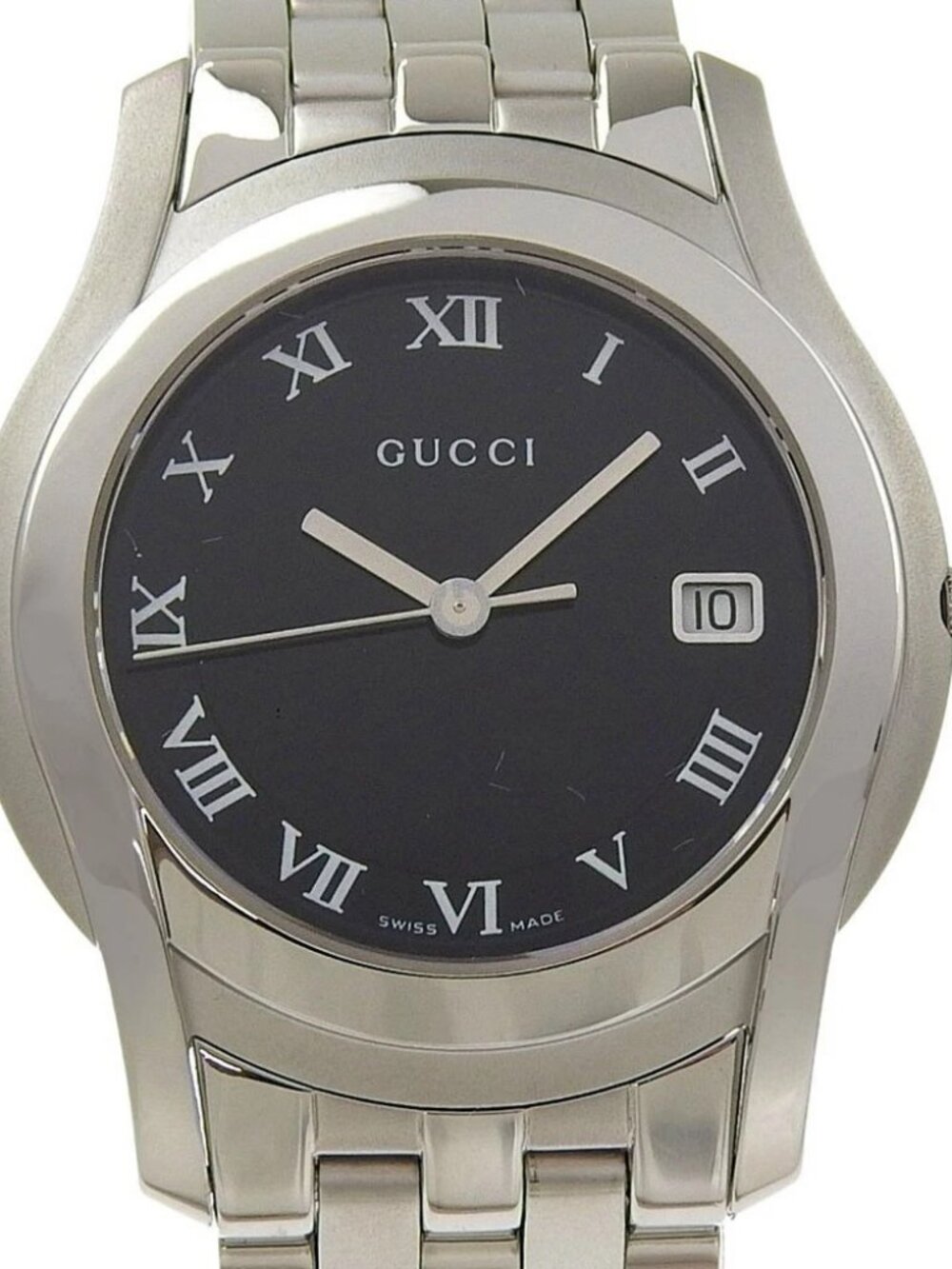 GUCCI G class Watches 5500M blackDial Stainless Steel Quartz Analog displa... - Picture 13 of 13